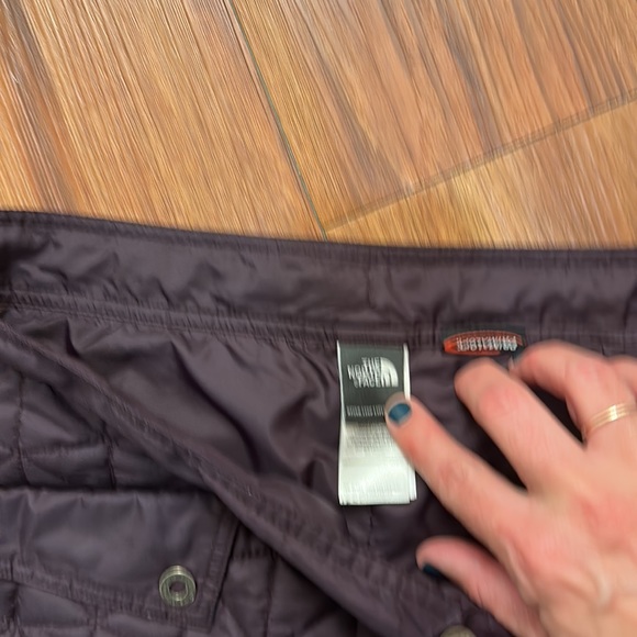 The North Face purple quilted mini skirt. Like new condition. - Picture 2 of 4